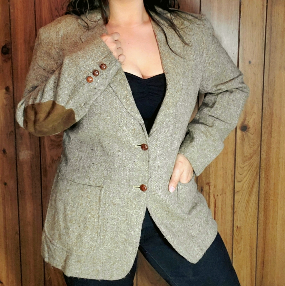 Vintage Tweed Sports Blazer